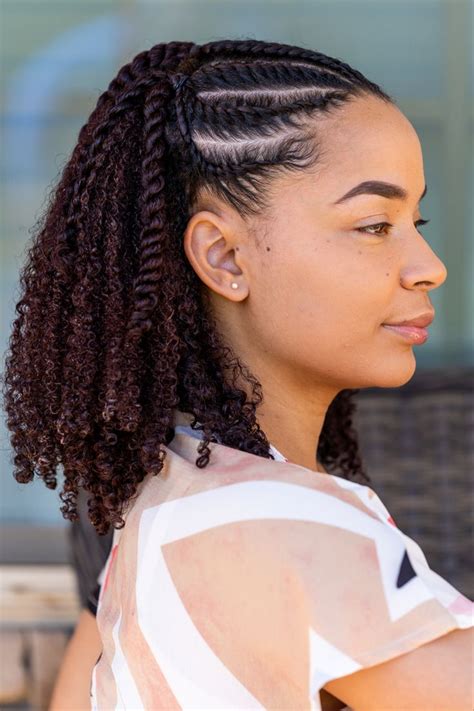 flat twist in the front